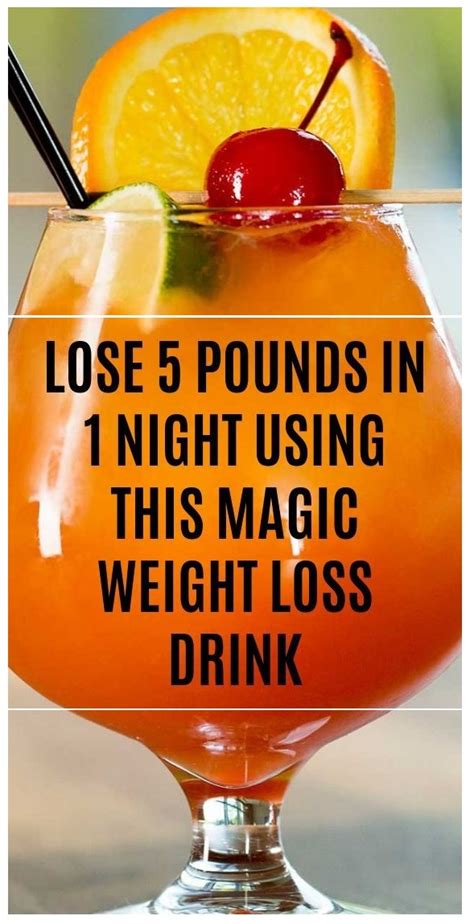 Magic weight loss drink